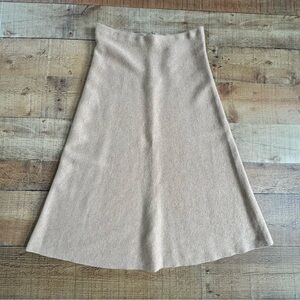 Banana Republic Merino Wool Blend A-Line Skirt Midi Length SMALL NEW with Tags